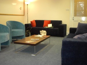 Sofa's and armchairs and books, oh my!